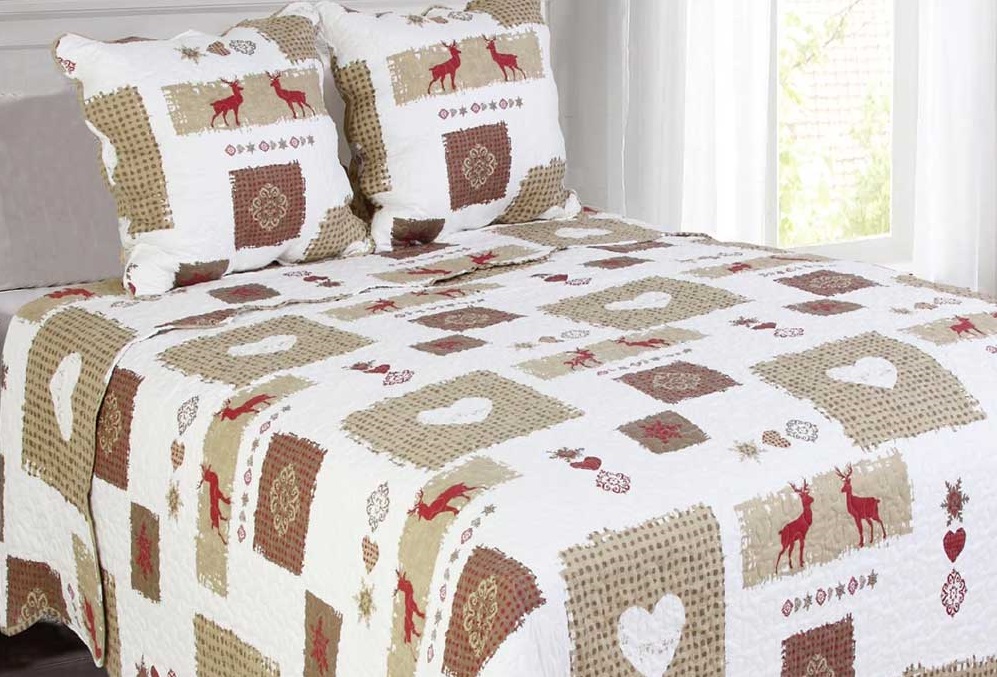 Couvre lit Montagne Megève